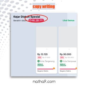 Fomo dalam teknik marketing : copy writing